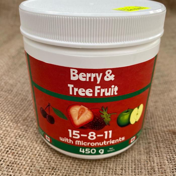 Berry + Tree Fruit Food (15-8-11) - Granular Fertilizer from The Flower Spot Berry + Tree Fruit Food (15-8-11) - Granular Fertilizer from The Flower Spot