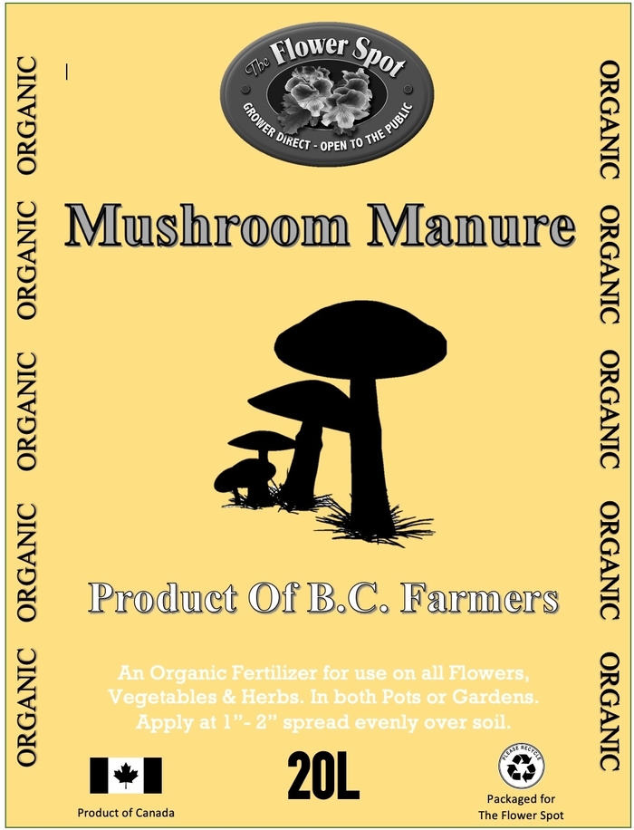 Mushroom Manure - Manure from The Flower Spot