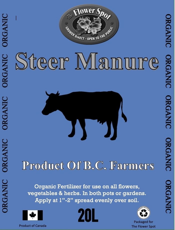 Steer Manure - Manure from The Flower Spot